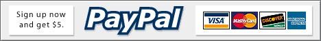 I accept payment through PayPal!, the #1 online payment service!